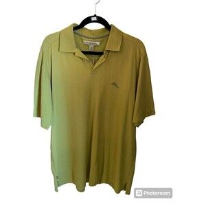 Tommy Bahama Lime Green Golf Shirt Sz.L